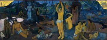  Gauguin Painting - D ou venonsnous Que sommes nous Ou allons nous Where Do We come from What Are We Where Are We Going Paul Gauguin